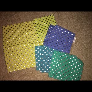 Anthropologie polka dot napkins